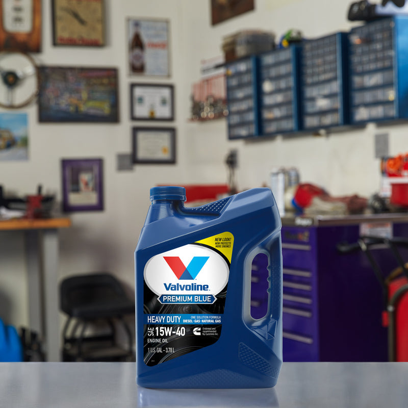 Valvoline Oil, Premium Blue, SAE 15W-40, 1 gal Jug - 773780