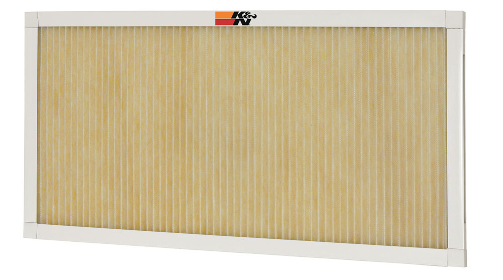 K&N Air Filter, 24.6 in Length x 15.6 in Width x 1 in Width - HVC-11625