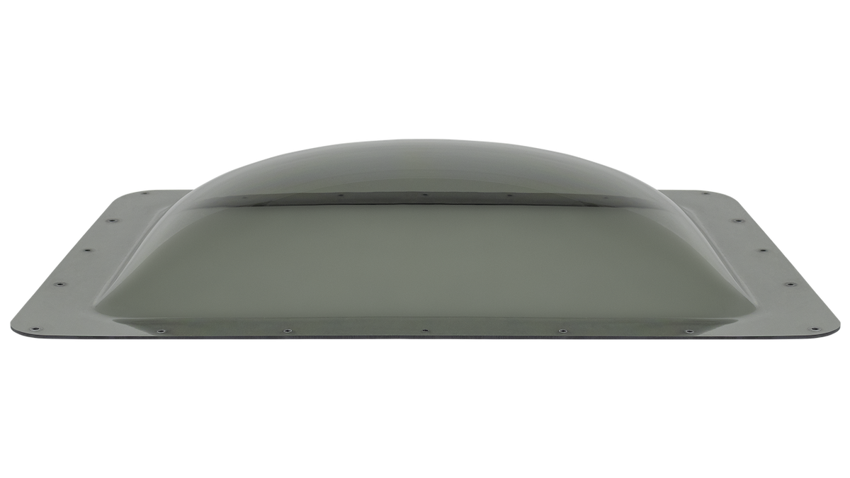 Icon Skylight, 4 in High Bubble Type Dome, For 22 in Length x 14 in Width Opening, 26 in Length x 18 in Width Flange - 12080