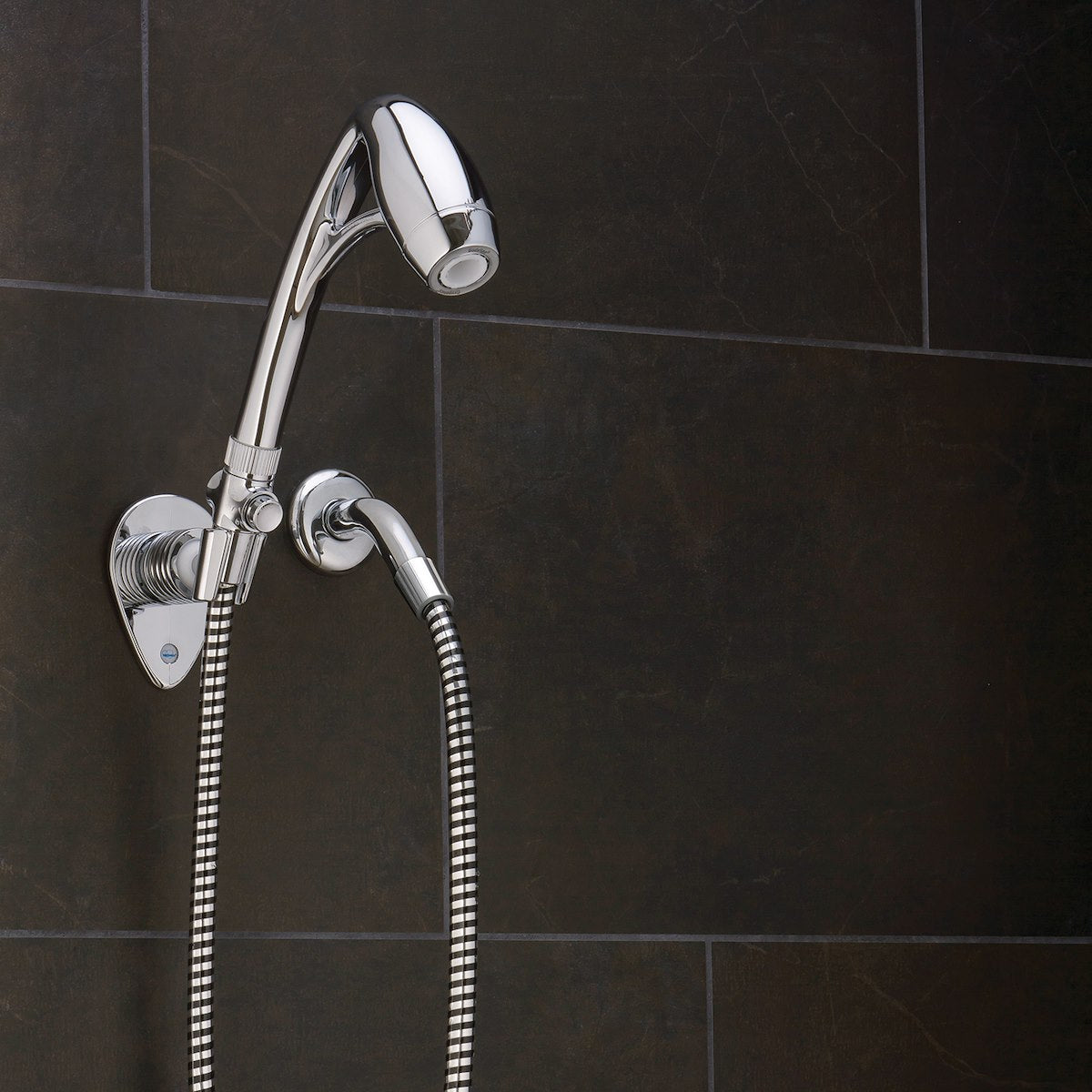 Oxygenics/ ETL Shower Head, Hand Held With 60 in Hose, With 2 Function Spray Settings, 2 in Outer Diameter - 26188