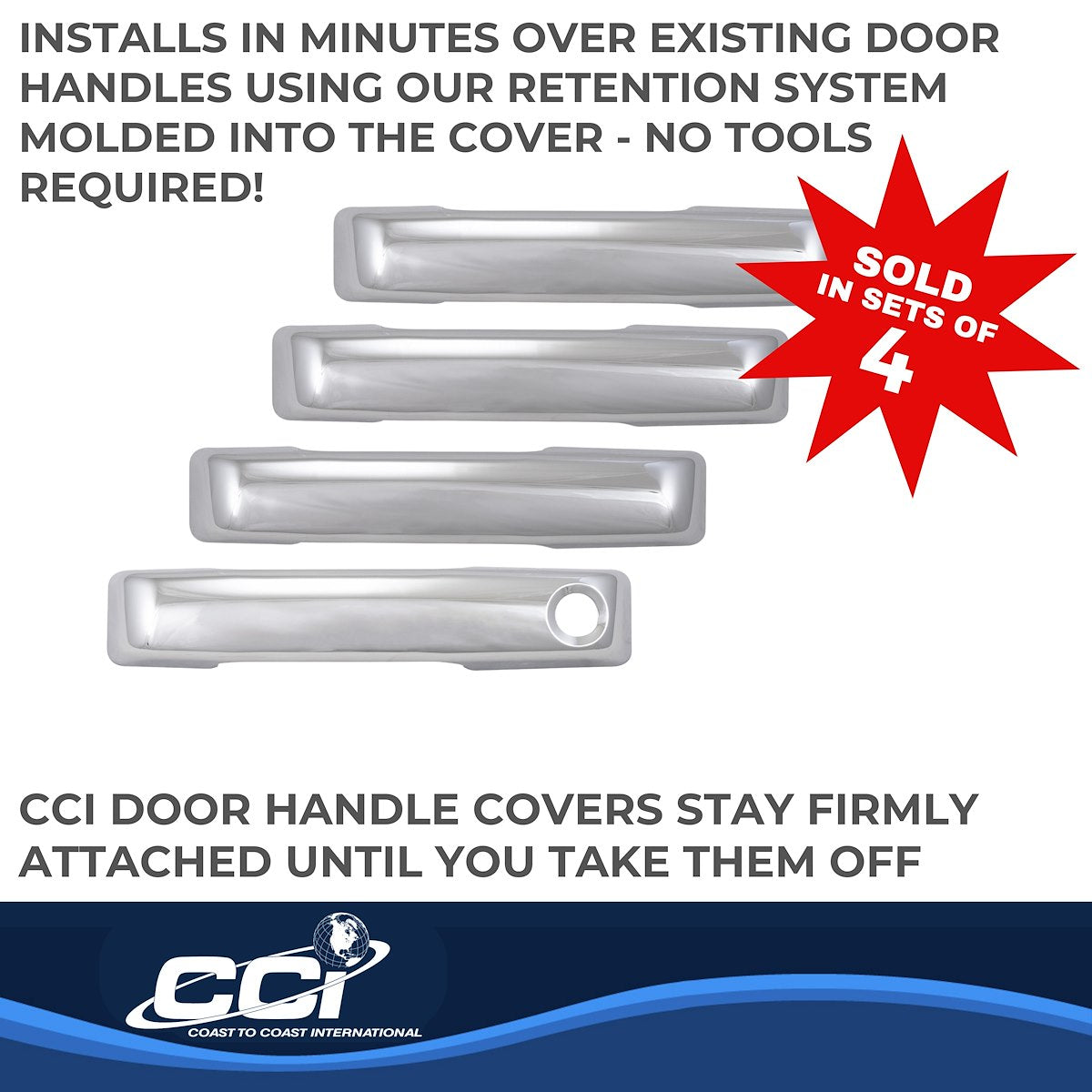 Coast2Coast Door Handle Covers CCIDH68592B product image 4