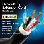 Camco Power Cord, STW - 14.50P/14.50R, 50 amp, 6/3 Gauge Wire - 55195