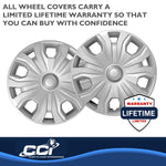 Coast2Coast Wheel Cover, 16 in, 5 Split Spoke, Set Of 4 - IWC54316S