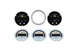AEM Electronics Gauge Face Overlay, X Series, White, For Use With AEM Part Number 30-0302 - 30-0302-ACC