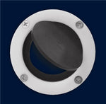 Attwood Marine Scupper, Fits 1-1/2 in Inside Diameter Hose, White - 3881-1