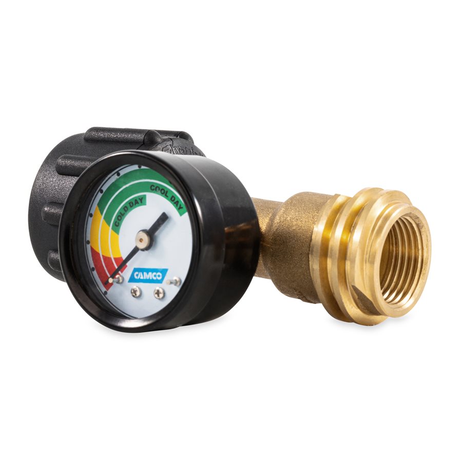 Camco Propane Tank Gauge, For Type 1 Gas Grills/RV's and Boats Manufactured After 1995 - 59023