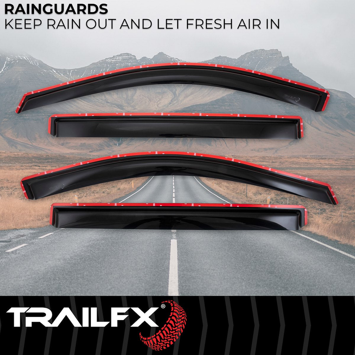 TrailFX Vent Visors 4805IC product image 2