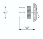 HELLA Multi Purpose Switch, 12 V, 20 amp Maximum, With LED - H61922001