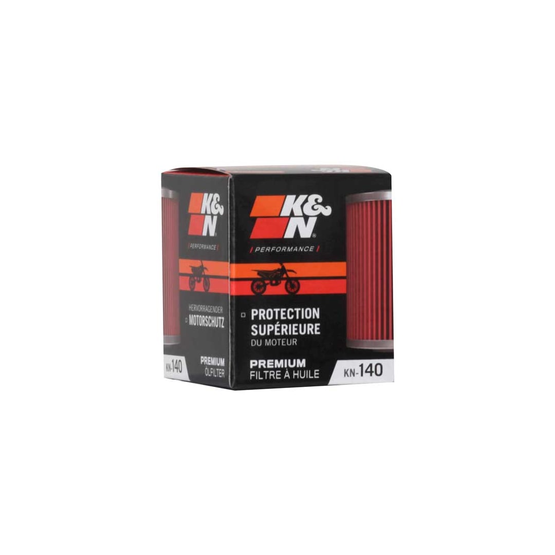 K&N Oil Filter, 1.5 in Outside Diameter x 1.813 in Height - KN-140