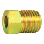 American Grease Stick Tube End Fitting Nut, 3/16 in Tube Size 3/8-24 Inverted Flare, Steel, 1 Per Bag - BLF-12B