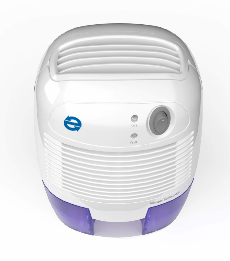 Eva-Dry Dehumidifier, 6-1/2 in Width x 8-1/2 in Height x 5 in Depth, 8 oz Per Day At 86 degree Fahrenheit Moisture Removal Capacity - EDV-1100