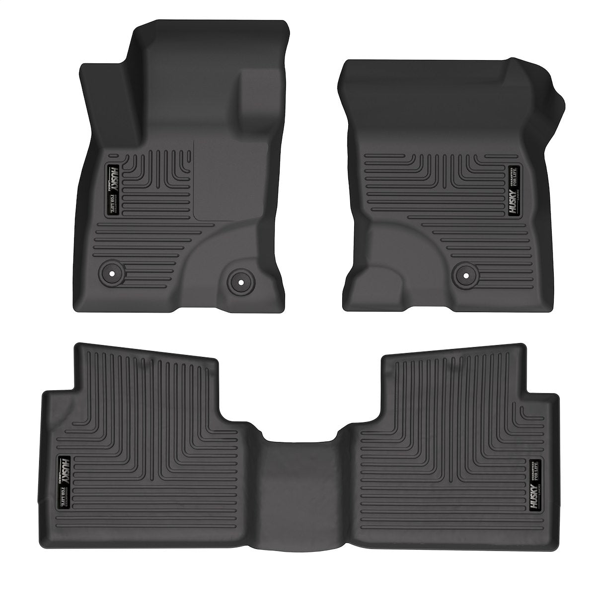 Husky Liners Floor Liner, Black, 3 Piece - 95561