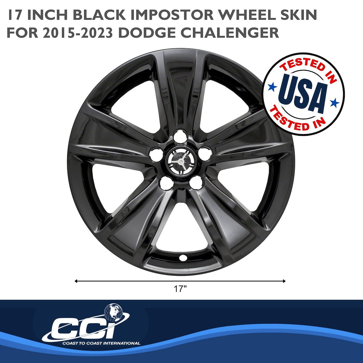 Coast2Coast Wheel Skins & Styled Wheel Covers IWCIMP401BLK product image 2