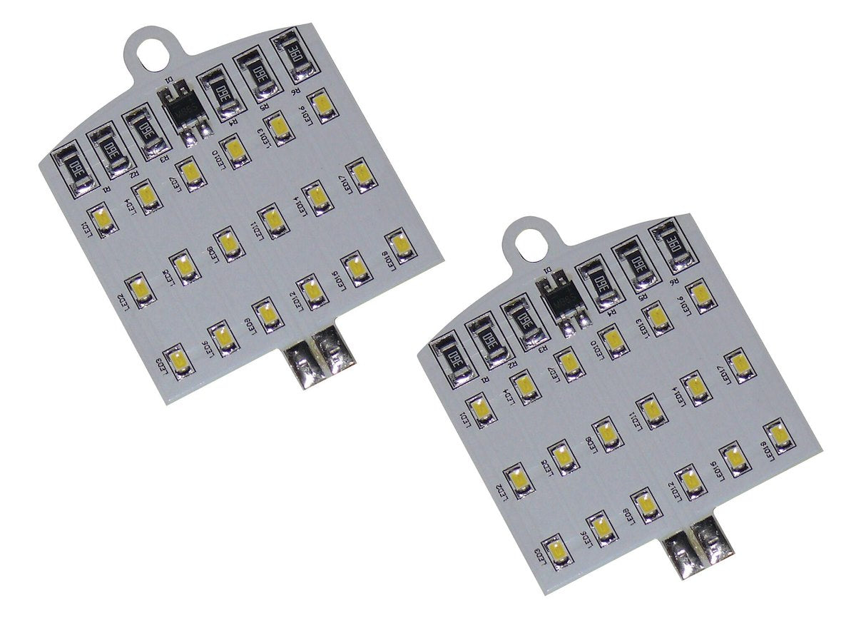 Valterra Multi Purpose Light Bulb - LED, Replacement For 906/921 Bulbs, 18 LED Flat Bulb, Daylight/Bright White, Pack Of 2 - DG72432VP