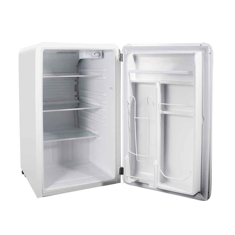 Magic Chef Refrigerator, 3.2 Cubic ft Capacity, 120 V, With Cabinet LED Light - MCR32CHW