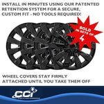 Coast2Coast Universal Wheel Covers IWC52116BLK product image 5