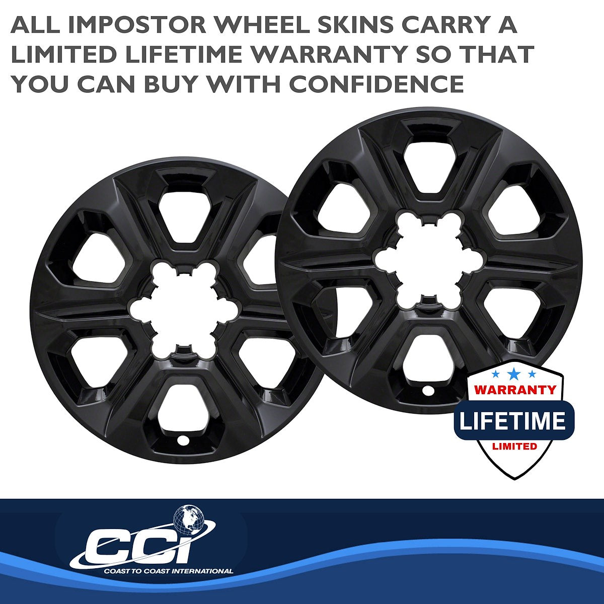 Coast2Coast Wheel Skins & Styled Wheel Covers IWCIMP413BLKN product image 4