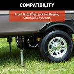 Lippert Leveling Jack, 5000 lb Capacity, 19-13/16 in Stroke, 38 in Maximum Height - 305340