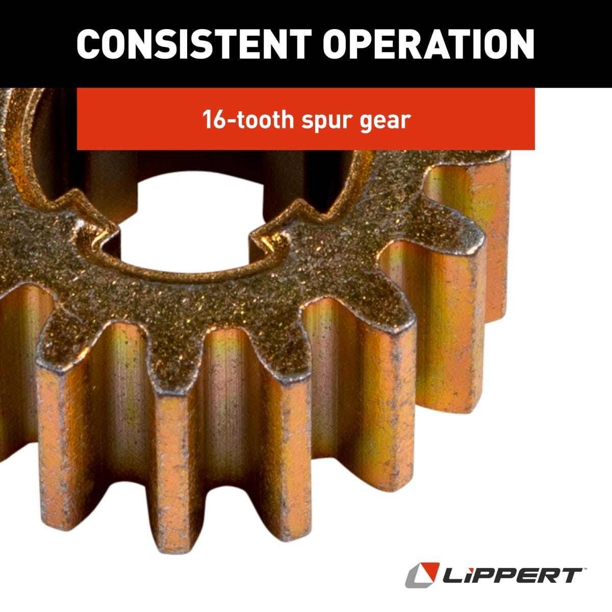 Lippert Slide Out Gear, 16 Teeth, 1 in Outside Diameter - 238893