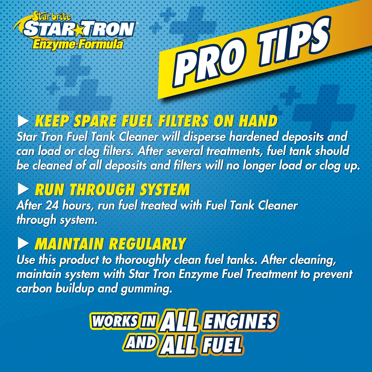 Star Brite Fuel Additive, Treats Up To 250 gal, 64 oz Jug - 093664