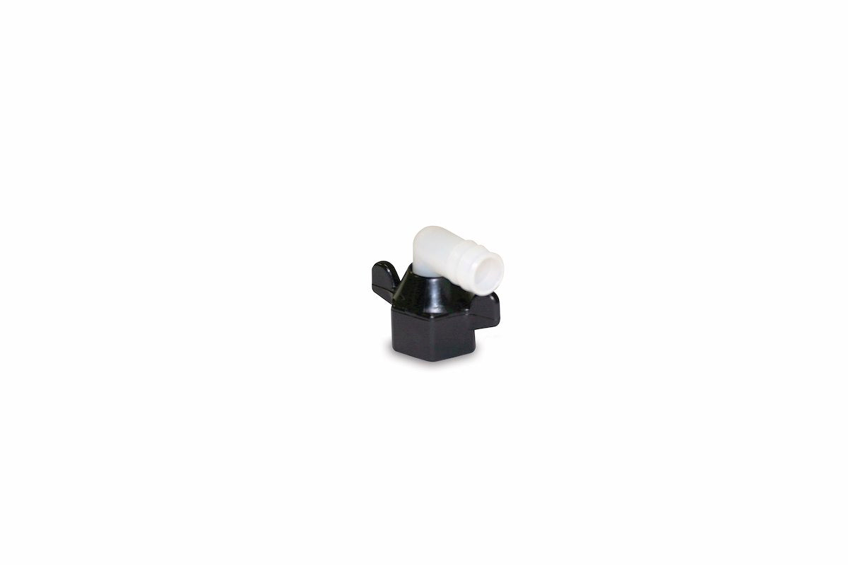 SHURflo Fresh Water Hose End Fitting, 1/2 in-14 Female NPT Inlet, 5/8 in Barb Outlet - 244-3936