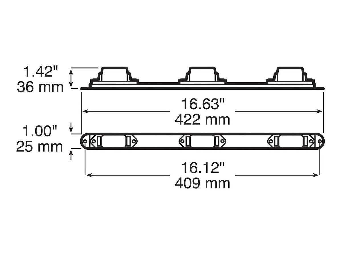 Peterson Manufacturing Trailer & Marker Lights V107-3R product image 2