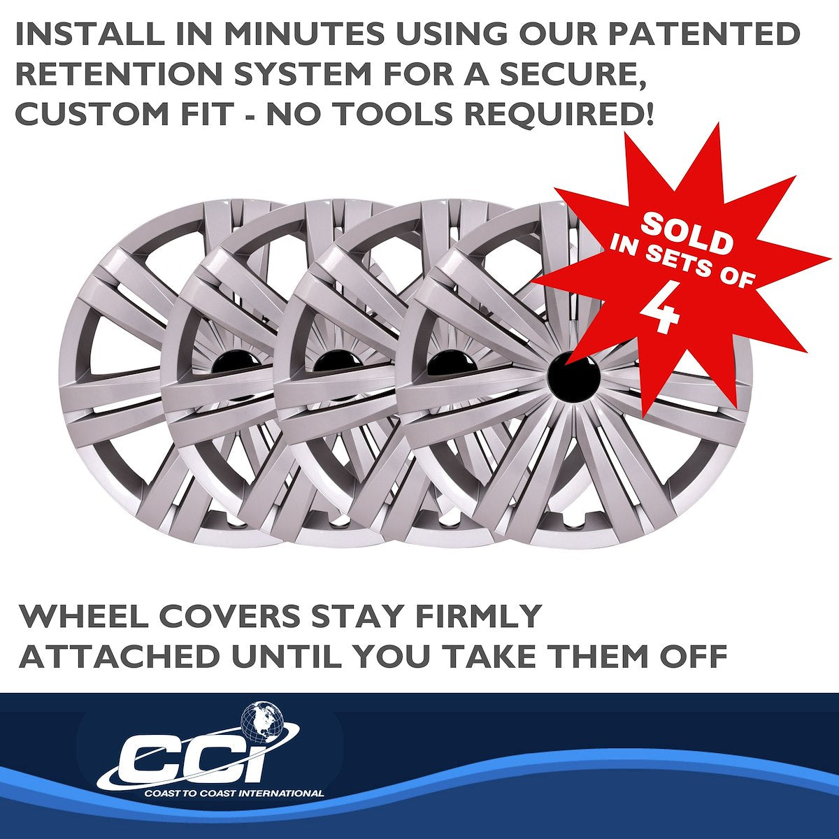 Coast2Coast Universal Wheel Covers 54716S product image 4