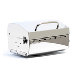 Camco Marine Barbeque Grill, Stow N' Go 125, 9000 BTU, 11-1/4 in Length x 19-3/4 in Width x 11 in Depth - 58140