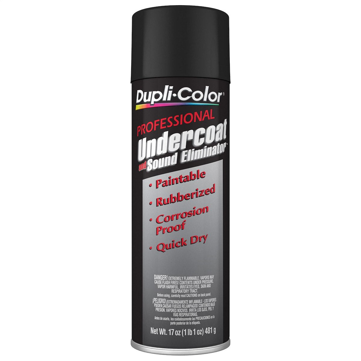 VHT/ Duplicolor Undercoating, Black, 17 oz Aerosol Can - UC102