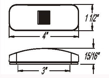 Optronics Trailer & Marker Lights MCL44RB1 product image 2
