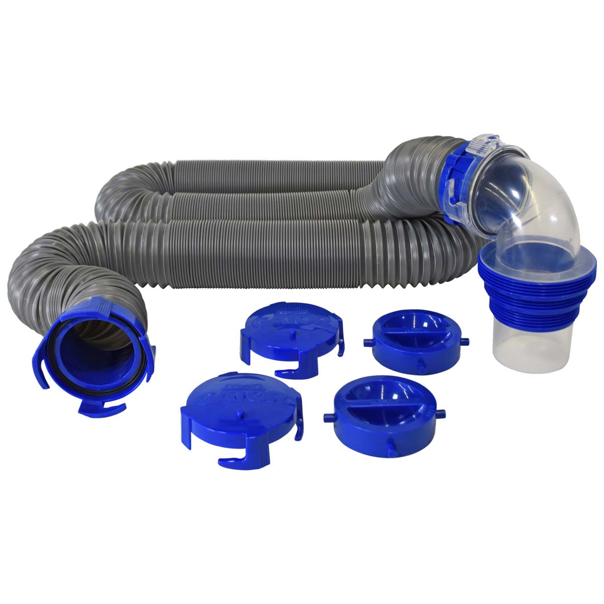 Duraflex Sewer Hose, 20 ft Extended Length, 76 in Compressed Length, 3 in Hose Diameter - 22004