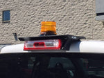 Acari Fleet Solutions Warning Light Mount, LP Series, Powder Coated Satin Black, Aluminum - RTM-101-LP-FORD-M