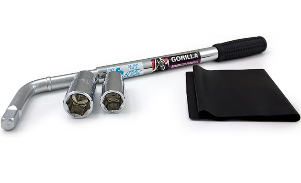 Gorilla Lug Nut Wrench, Power Series, 1/2 in Drive, Telescoping Handle 14 in Collapsed And 21 in Extended Length - 1721