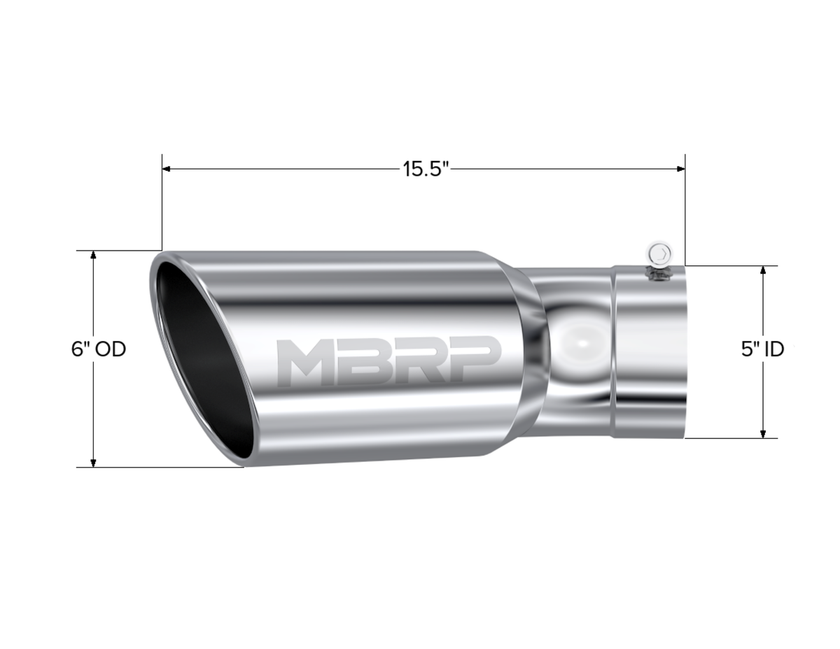 MBRP Exhaust Exhaust Tail Pipe Tip T5154 product image 2