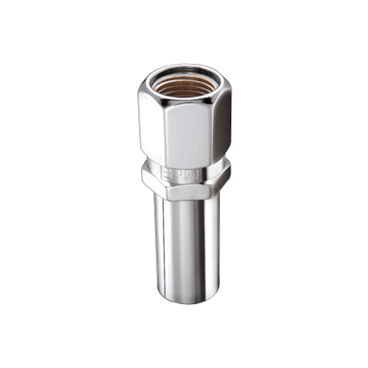 McGard Wheel Access Lug Nut, 1/2 in-20 Thread Size, 2.475 in Extra Long With 1-1/4 in Round Center Hole Washer, Chrome Plated, Set Of 4 - 63004