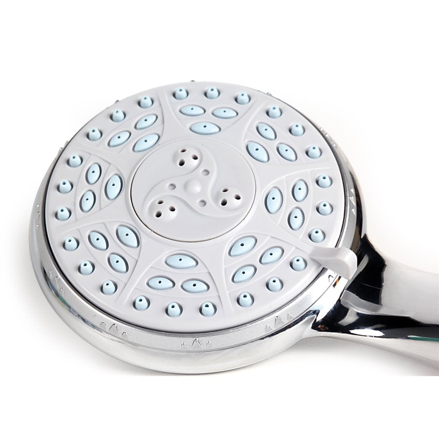 Camco Shower Head, With 4 Available Spray Settings, Chrome - 43710