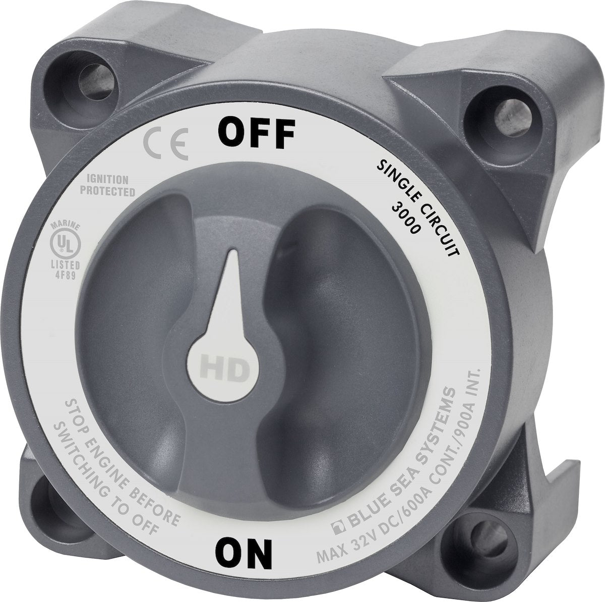 Blue Sea Battery Disconnect Switch, 32 V DC, 325 amp - 3000-BSS
