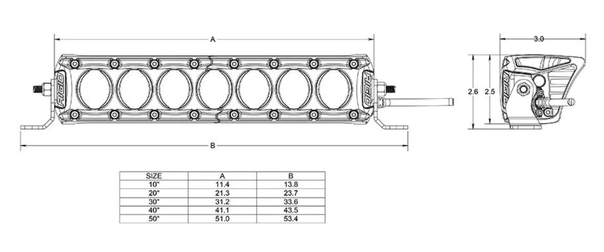 RIGID Industries Auxiliary Light 430613 product image 3