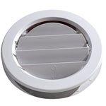 Valterra Heating/Cooling Register, 5 in Diameter, 7/8 in Collar, 360 degree Rotating/Dampered Vane Air Return - A10-3358VP