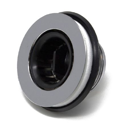 LaSalle Bristol Sink Strainer Basket, Fits 2 in Drains, Chrome Plated Strainer, Black Basket - 65CAR61032
