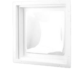 Specialty Recreation Skylight, 4 in High Bubble Type Dome, For 22 in Length x 14 in Width Opening, 24 Length x 16 in Width Flange - N1422