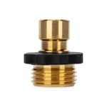 Camco Fresh Water Hose Connector, Brass, With 2 Extra Male Connectors, Complies With CA and VT Regulations For Brass Content - 20136