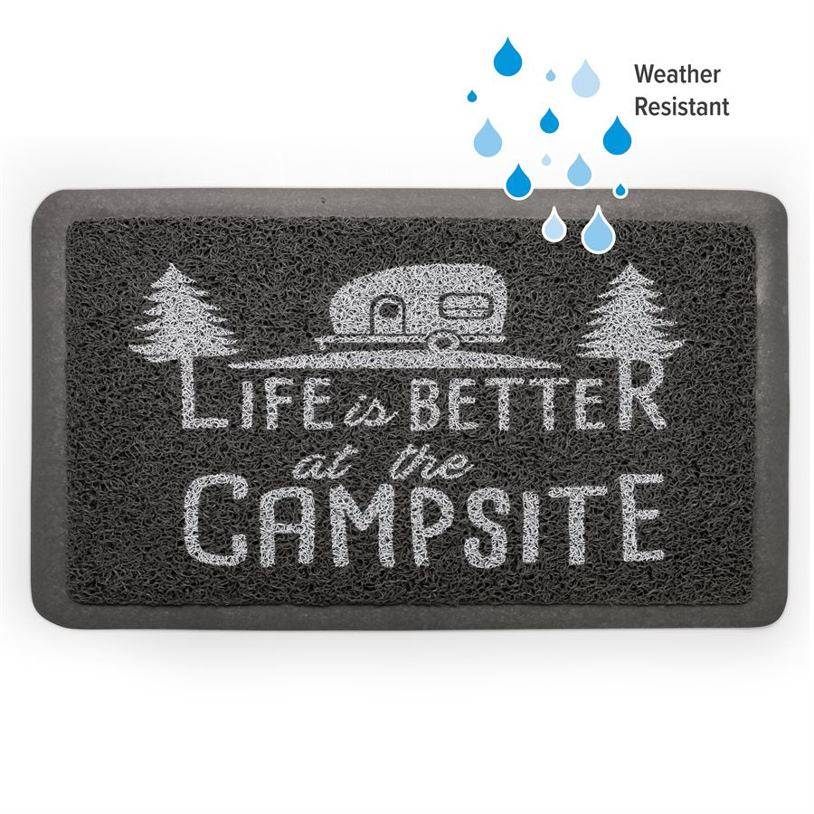 Camco Door Mat, 29 in Width x 17-1/4 in Length - 53200