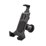 Mob Armor Cell Phone Mount, 90 Degrees of Tilt and 360 Degrees of Rotation, Black, Aluminum - MOBM2-BLK-LG