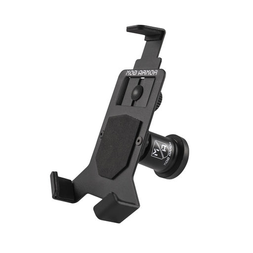 Mob Armor Cell Phone Mount, 90 Degrees of Tilt and 360 Degrees of Rotation, Black, Aluminum - MOBM2-BLK-LG
