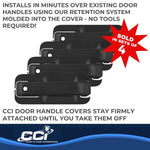 Coast2Coast Door Handle Covers CCIDH68570BBK product image 3