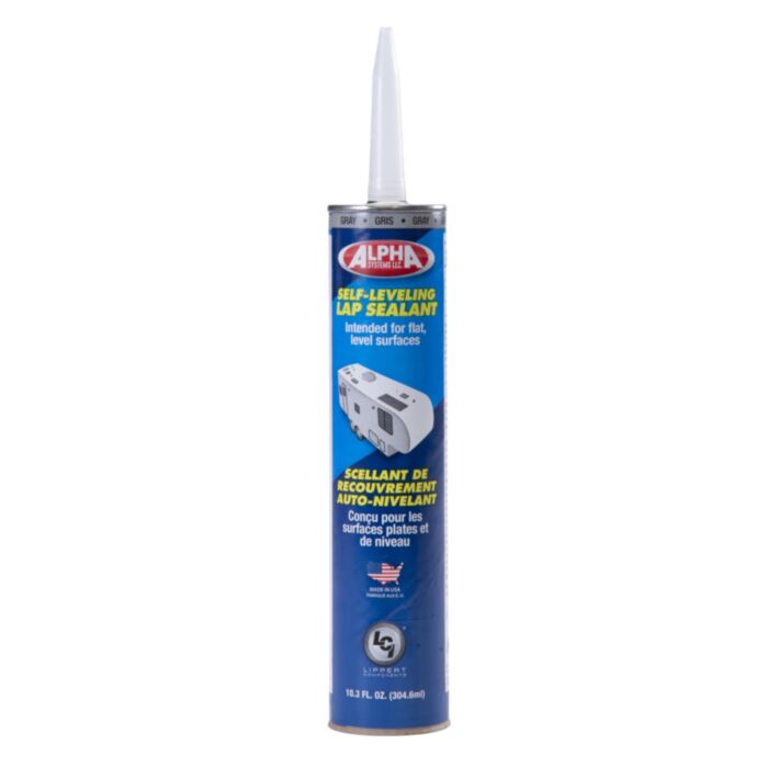 Lippert Caulk Sealant, 1021 Low VOC/Alpha Systems N102101TLCI, 10.3 oz Cartridge - 862147