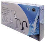 Phoenix Products Faucet, 8 in Deck Mount, Chrome, 1 Hole Or 3 Hole Application - PF231366