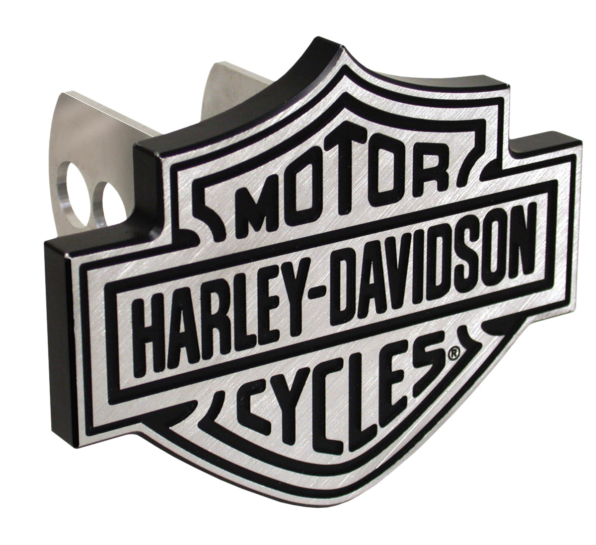 Plasticolor Trailer Hitch Cover, Fits 2 in Receiver, Black/Chrome Plated - 002238