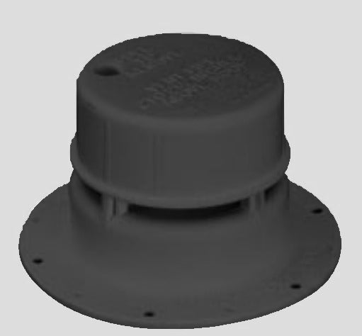 Ventline Sewer Vent, For 1-1/2 in Pipe, Black - V2049-55